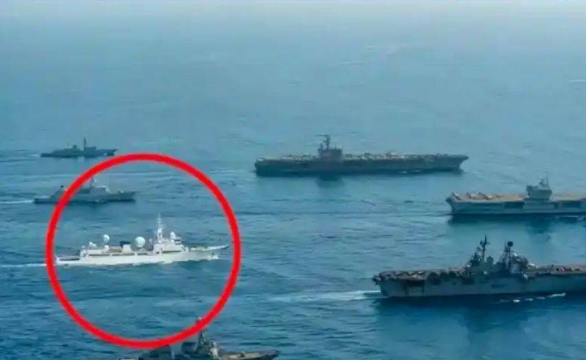 电子侦察船已南下围观美澳等19国军演瓦力棋牌美军又头疼了！街溜子815A(图8)